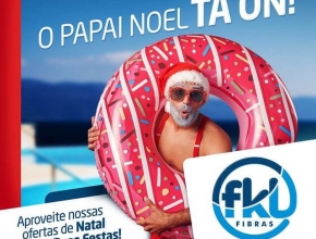 Arte de #Natal criada para @FibrasFKL.